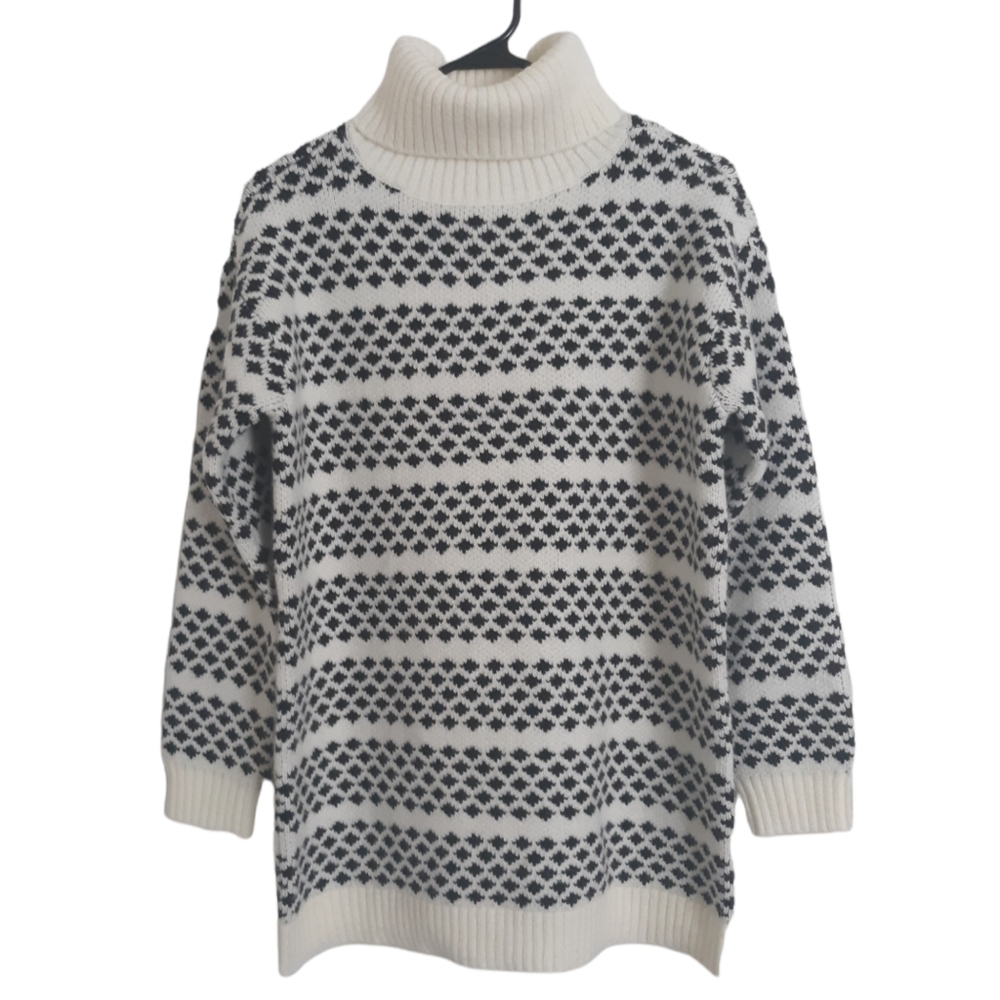 Ann Taylor Petite Sz SP Turtleneck Wool Blend Sweater
